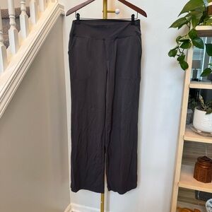 G4free Chic Wide Leg Gray Women's Athleisure Pants